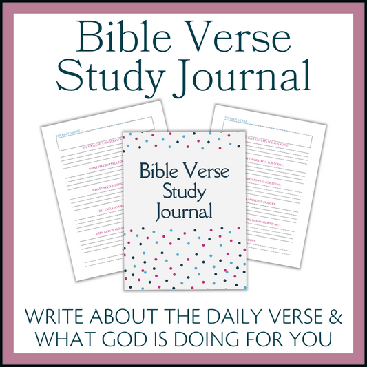 Bible Verse Study Journal w/PLR