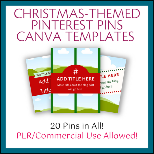 Christmas-Themed Pin Templates