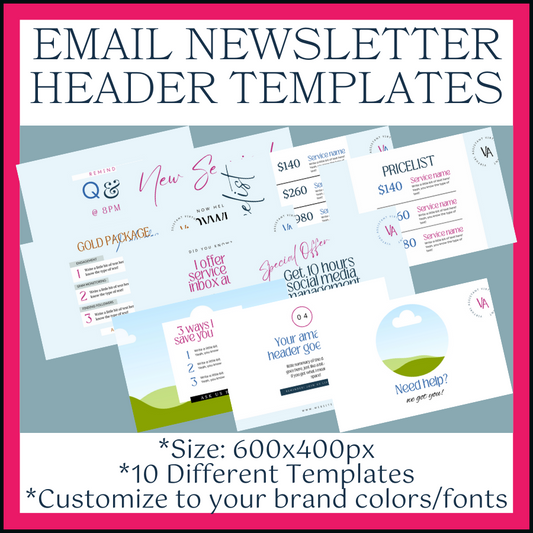 Email Newsletter Header Templates