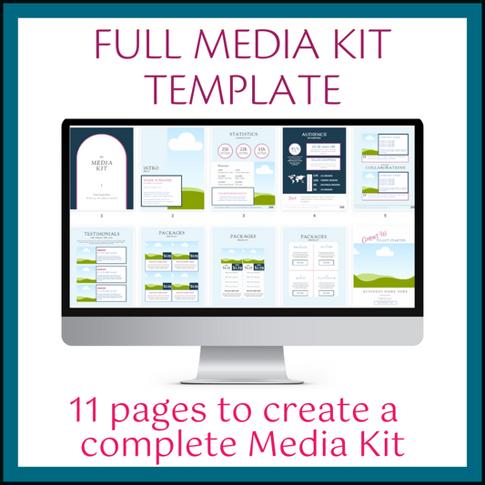 Full Media Kit Template