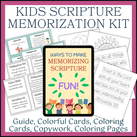 Kids Scripture Memorization Kit